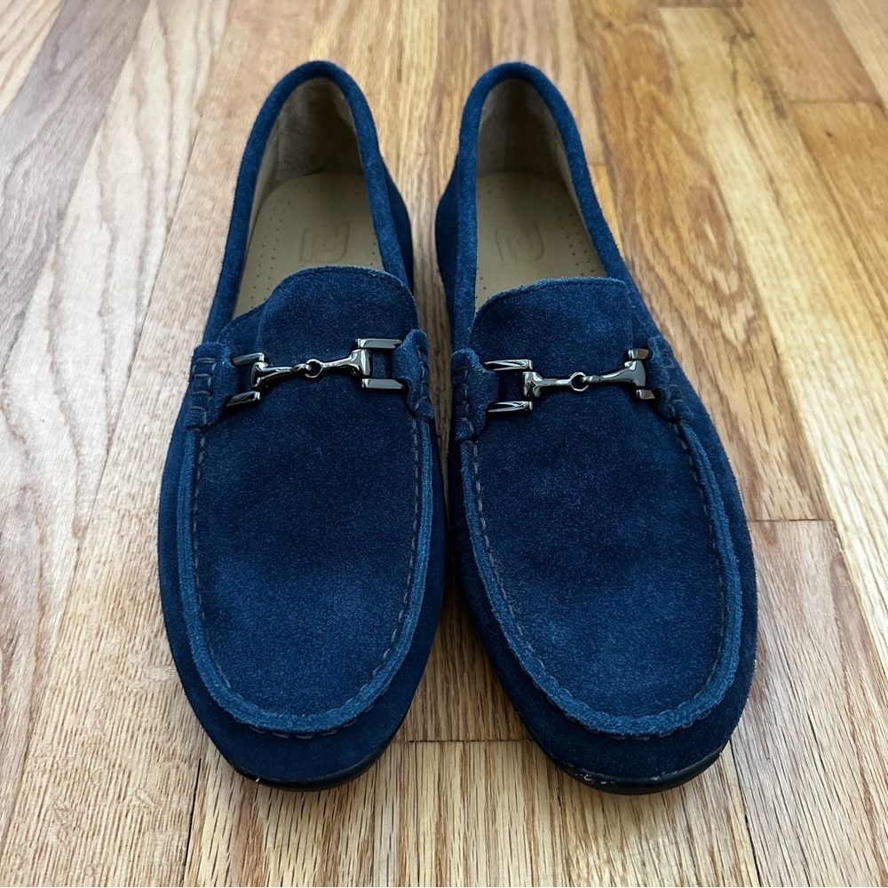 FootJoy Club Casuals Blue Suede Loafer Shoes Men’s Size 9.5